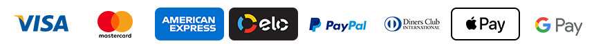 Vi tar imot Visa, Mastercard, PayPal og krypto
