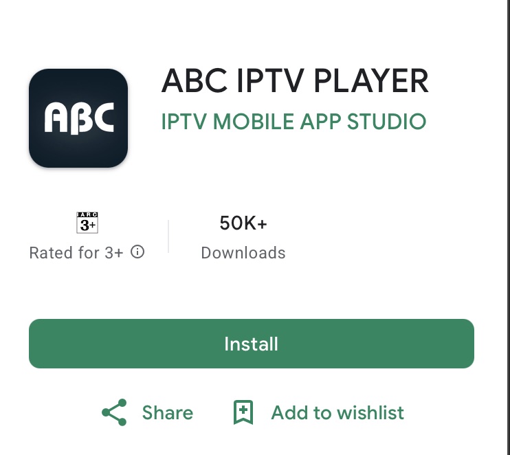 Skjermbilde: Installer IPTV Smarters Pro